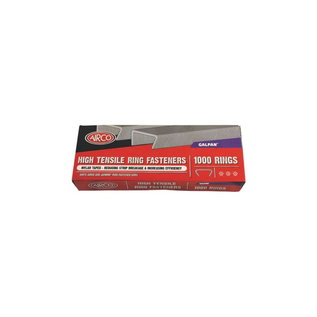 Airco High Tensile Ring Fasteners 1000pk