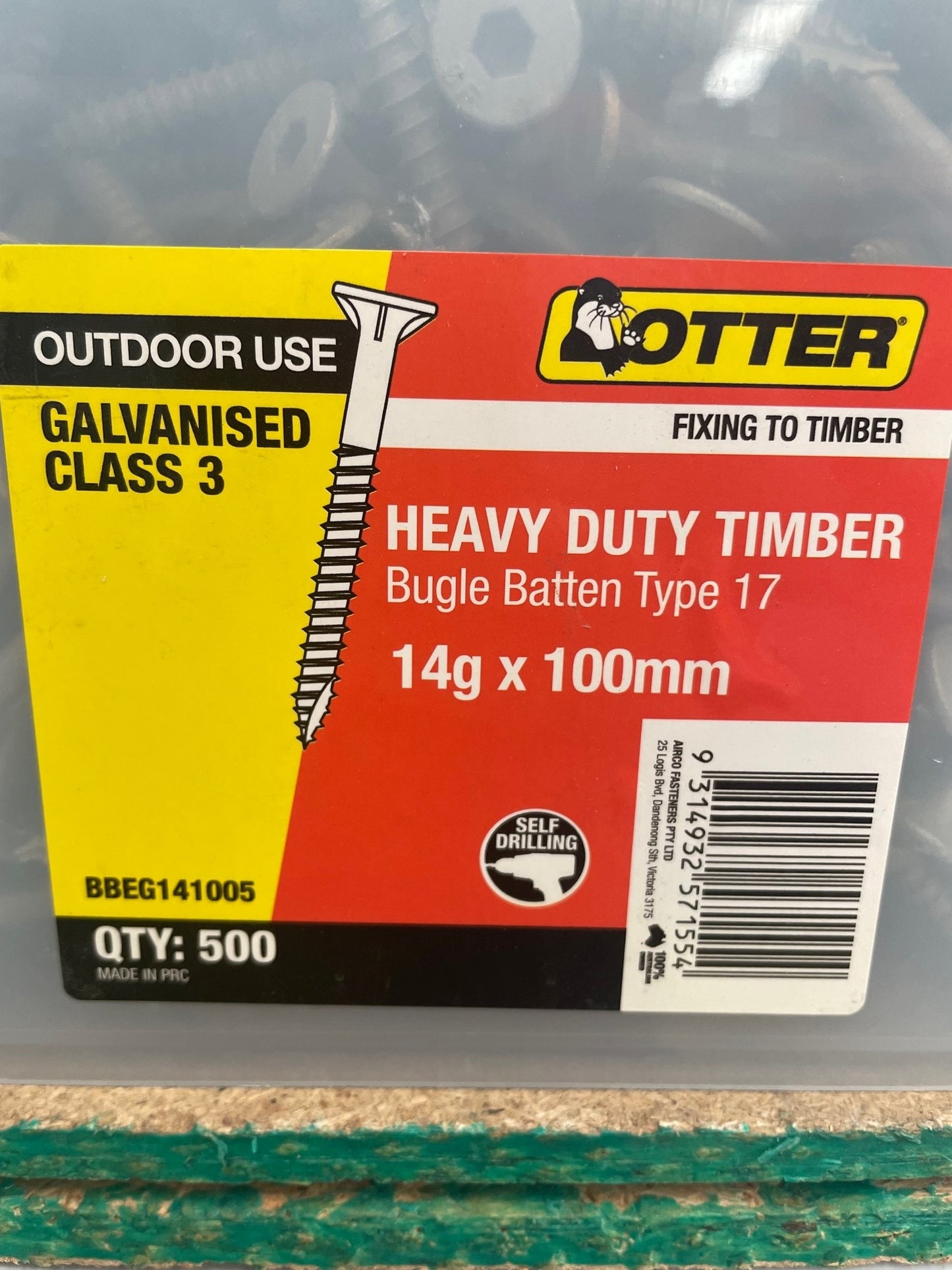 Timber Galvanised Bugle Batten 14g x 100mm 500pk