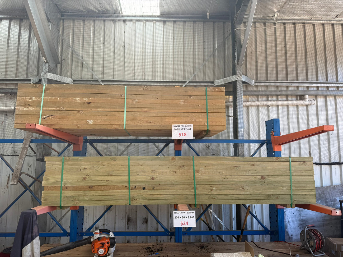 Treated Pine Sleeper 200 x 50 x 2.4M