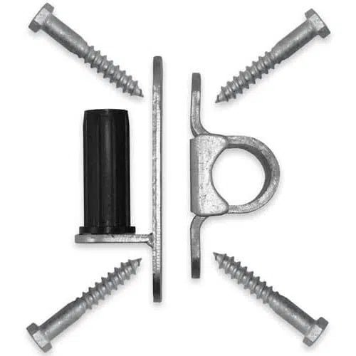 Screw On Timber Post Hinge Set Nylon Bush