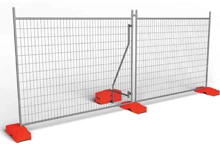Temporary Fence Panel, Construction, 2400 x 2100, 60x160x3mm mesh
