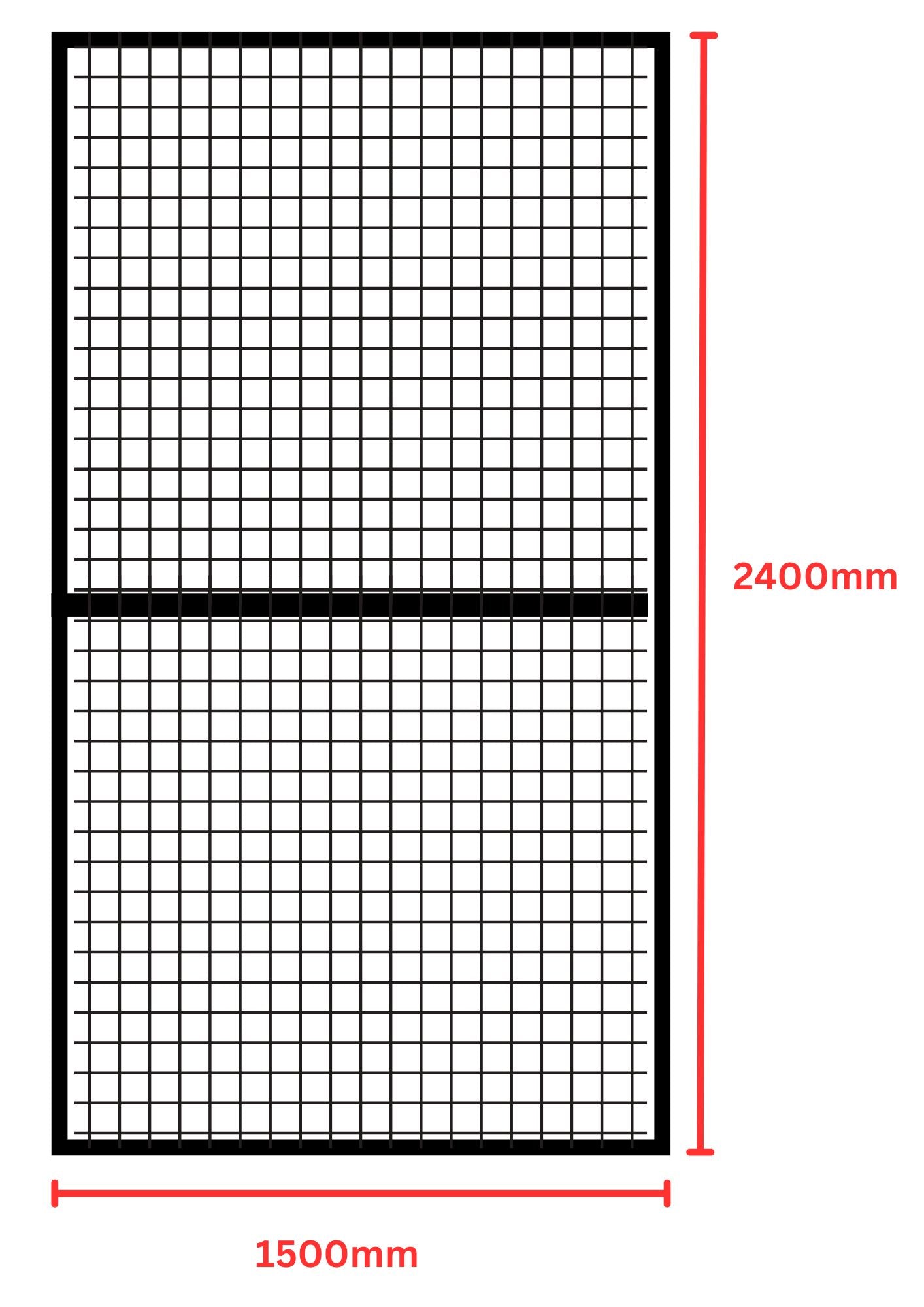 Shed panel - full mesh