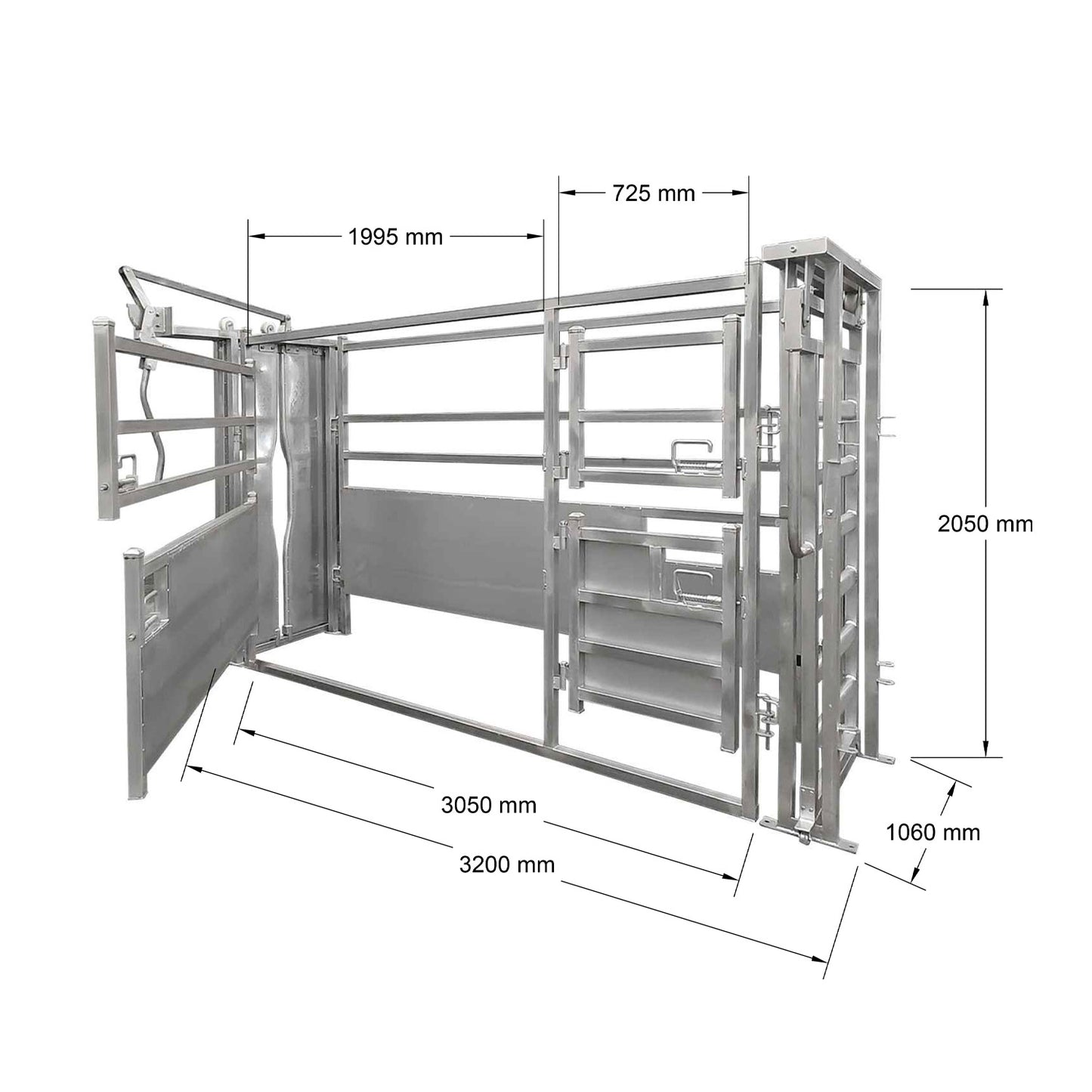 Vet Cattle Crush (automatic)