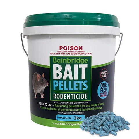 Rat & Mouse Bait Pellets 3kg