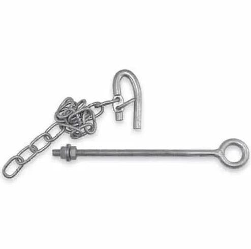 Bolt Thru Concrete Post Hook Latch Kit 500mm