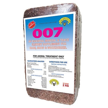 007 Mineral Lick Block 2kg