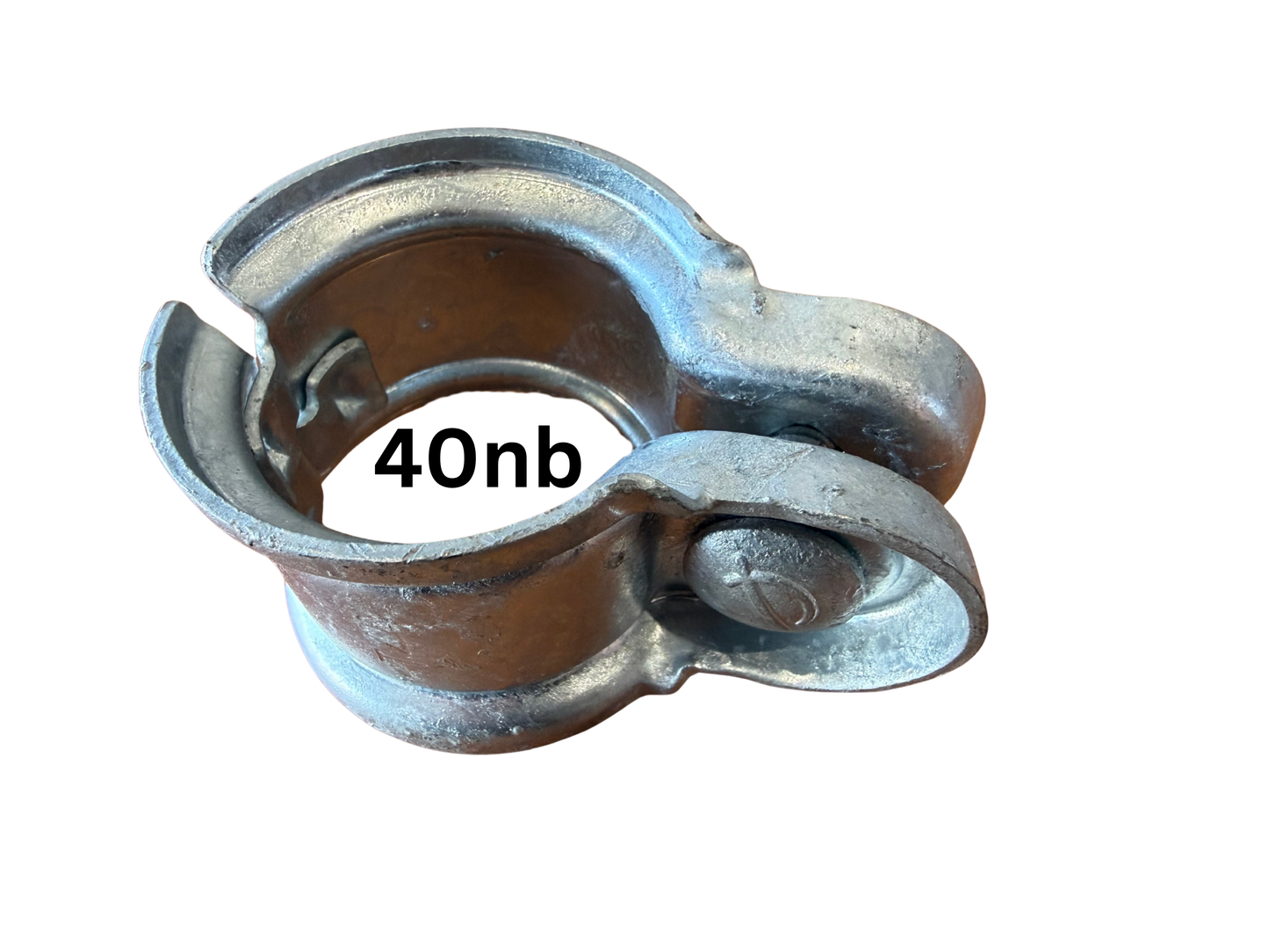 VFT40 Galvanised Steel Pipe Clamp, Variable Fitting Through 40nb