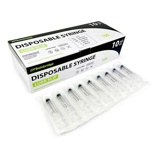 Disposable Syringe 10ml 100pk