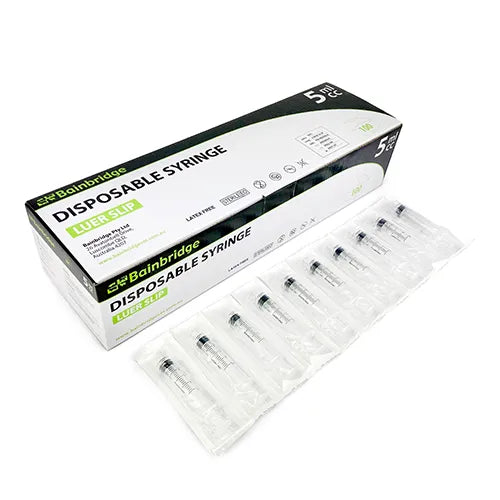 Disposable Syringe 5ml 100pk