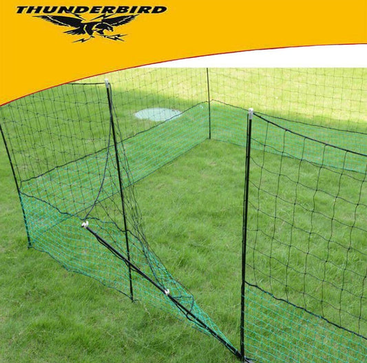 Thunderbird Electrified Poultry Netting 25m with Gate *Sale*