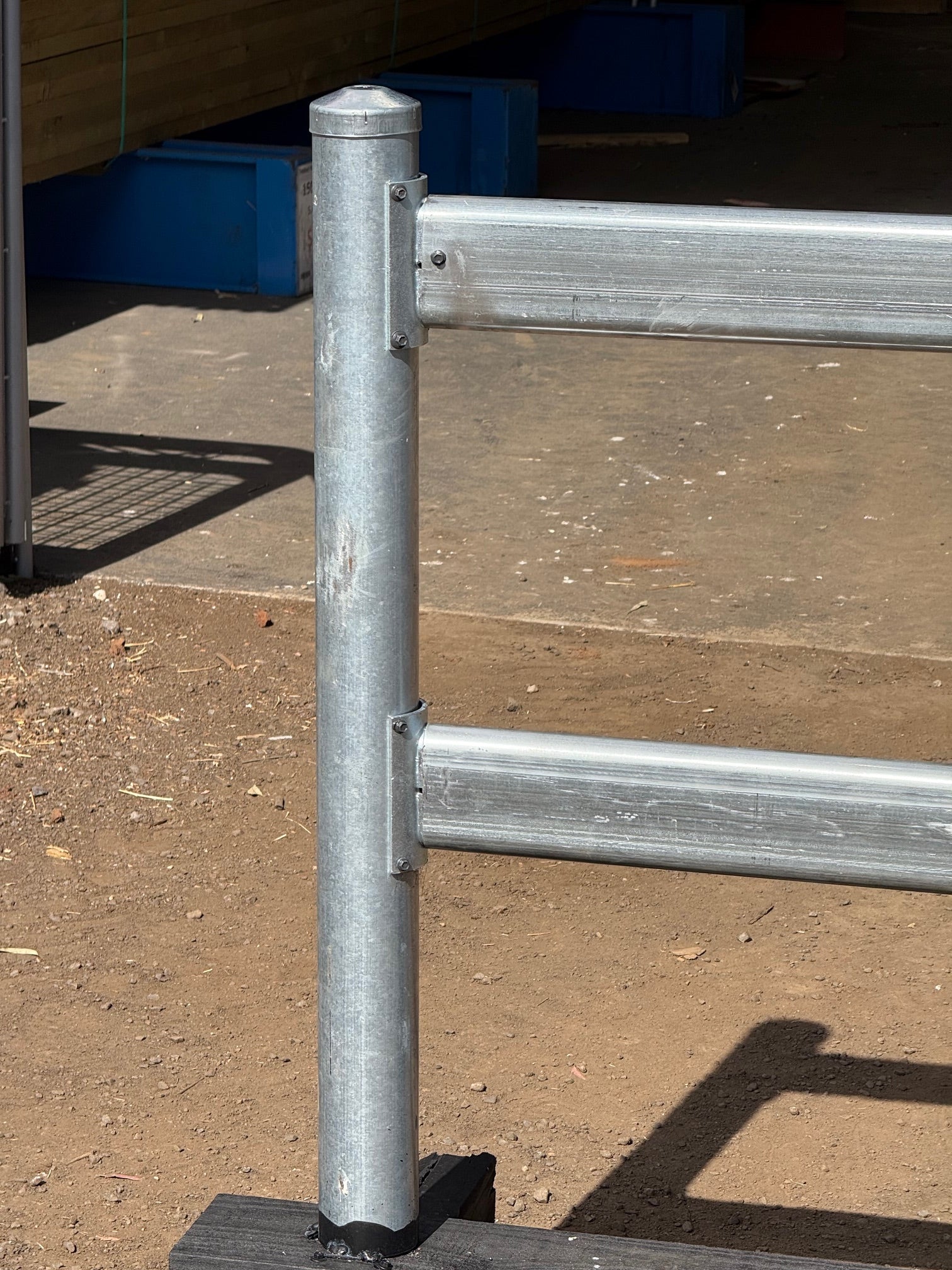 Round (80nb) Steel Post, 1800mm long, with cap – Variety Fencing & Farm ...