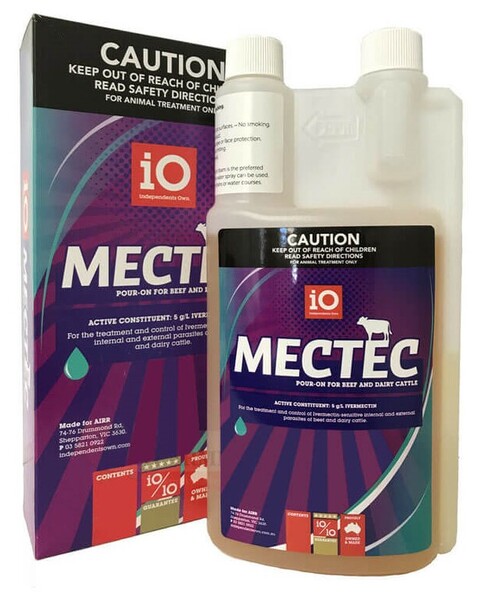 METEC Cattle Pour On, IO, 1 Litre