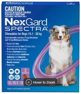 NEXGARD SPECTRA Dogs 15.1 - 30kg