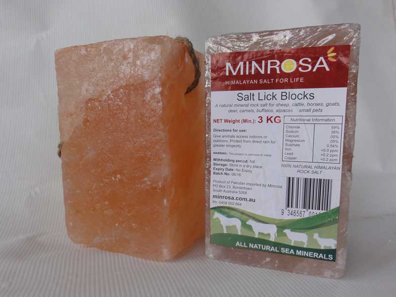 Minrosa Salt Lick 3kg-4kg