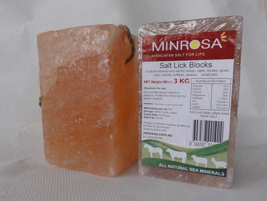 Minrosa Salt Lick 3kg-4kg