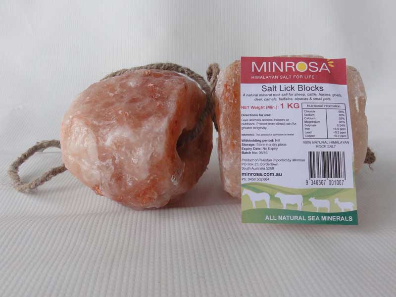 Minrosa Salt Lick 1kg-2kg