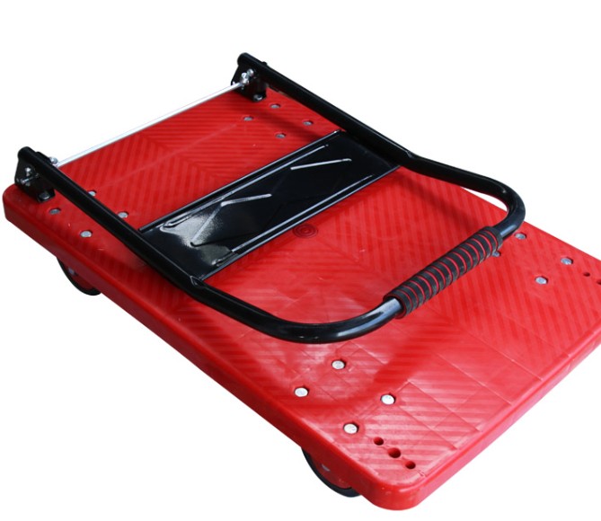 Trolley 200kg rated, folding, Plastic Deck