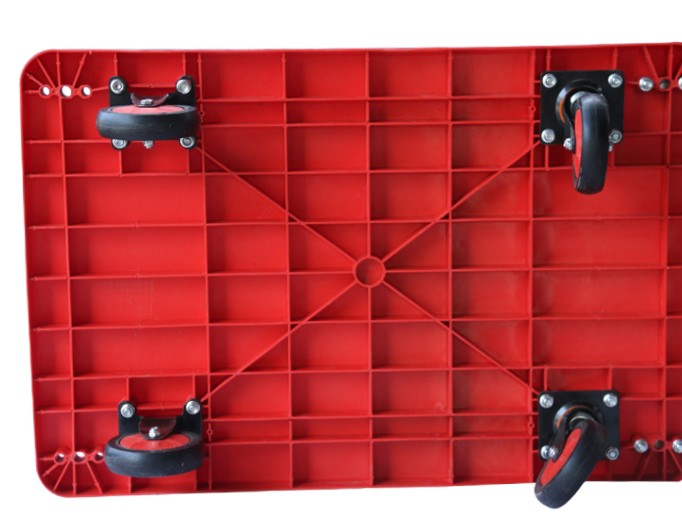 Trolley 200kg rated, folding, Plastic Deck