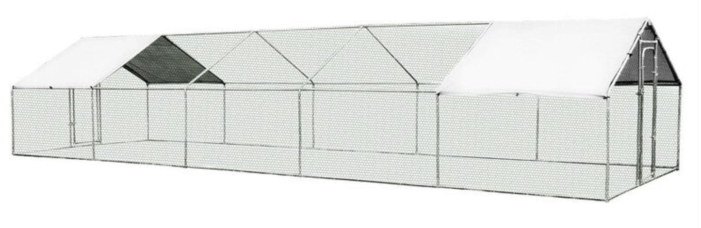 Chicken Coop 10m x 3m x 2m Standard Mesh