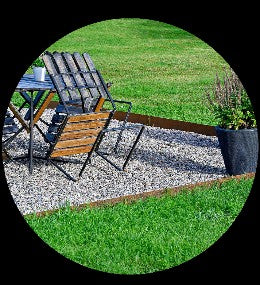 Steel Edging, Black (untreated), 100mm x 3mm x 2400mm