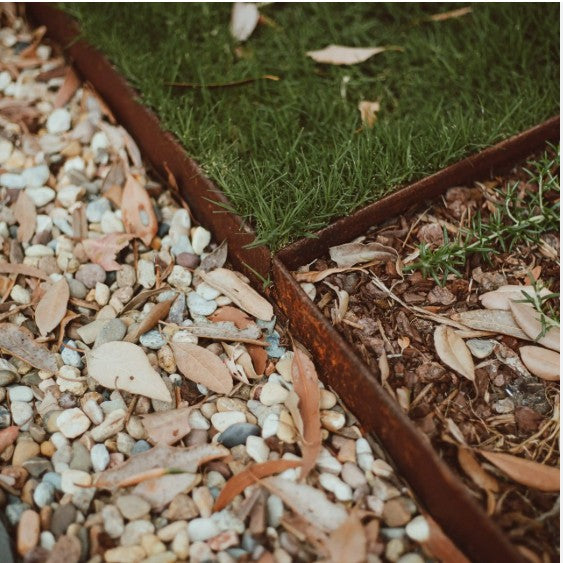 Steel Edging, Black (untreated), 100mm x 3mm x 2400mm