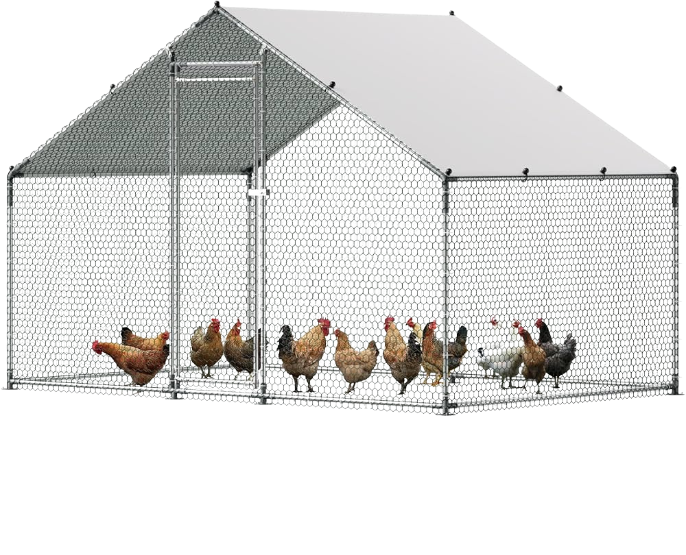 Chicken Coop 2m x 3m x 2m Heavy Duty Mesh