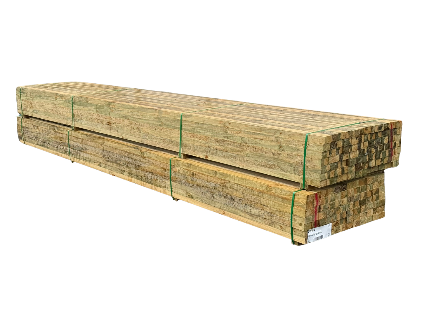 Treated Pine Railing 75 x 50 x 5.4m