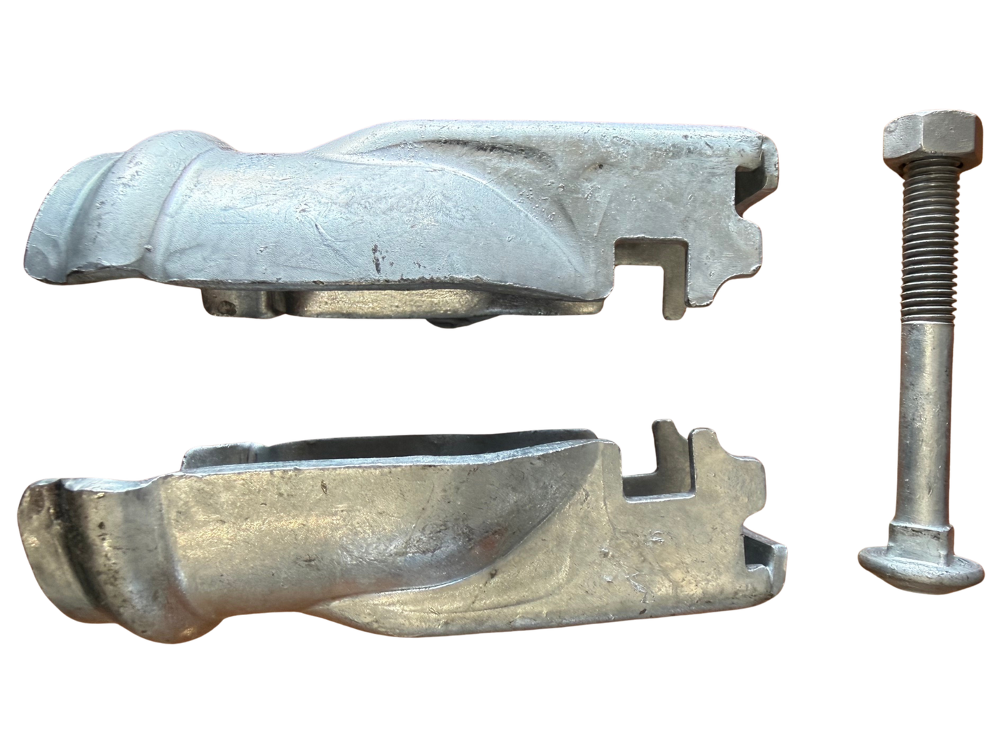 VFB32 Galvanised Steel Pipe Clamp, Variable Fitting Butt 32nb
