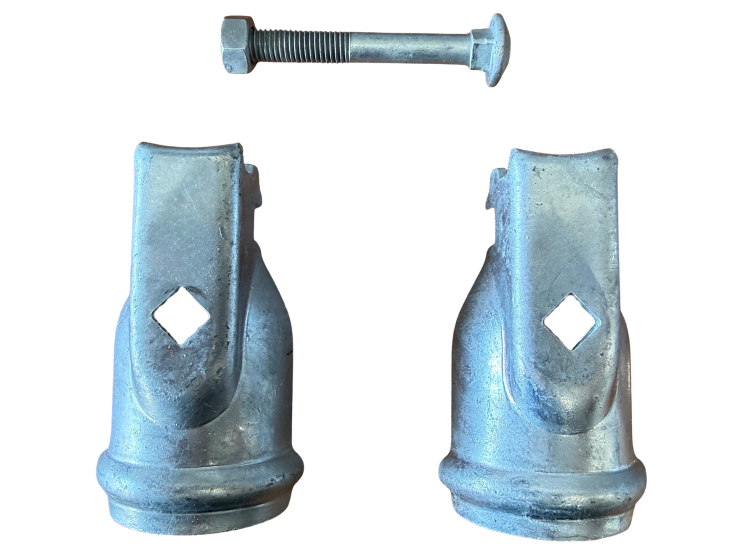 VFB32 Galvanised Steel Pipe Clamp, Variable Fitting Butt 32nb