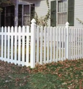 PVC Picket Fence- Corner Post & Gothic Cap Only