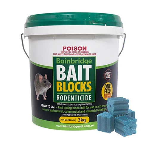 Rat & Mouse Bait Blocks 3kg