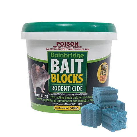 Rat & Mouse Bait Blocks 500g