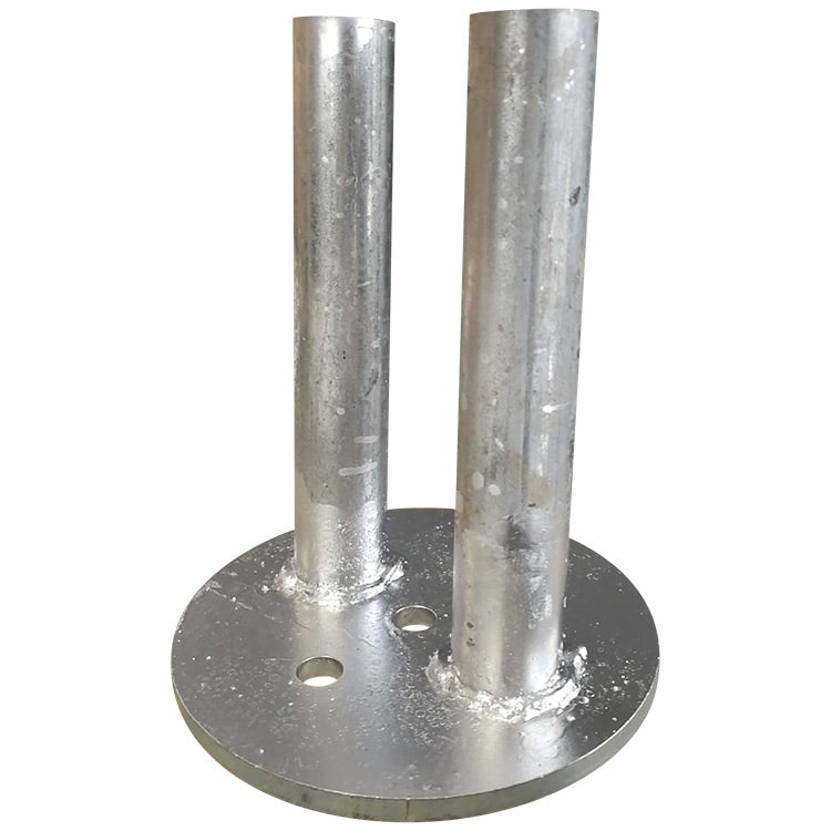 Temporary Fence Panel, Base Plate, 2 post