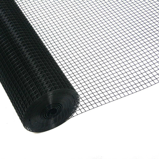 Aviary Mesh 30x30x1 1900mm 17m Black PVC Coated