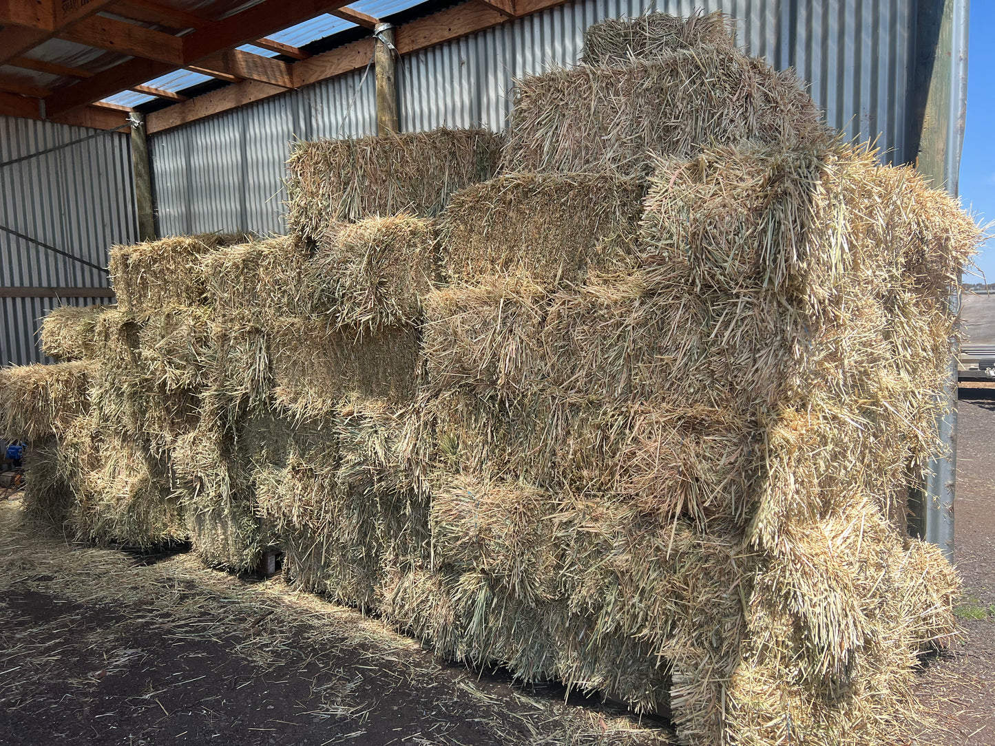 Oaten Hay Bales