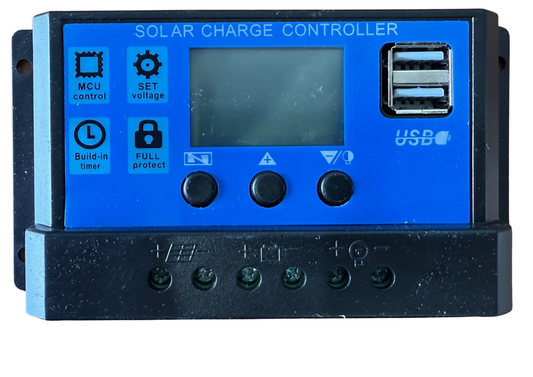 Solar Panel Regulator Charge Controller 12/24v 30A